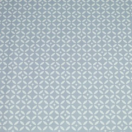 Motif tissu enduit graphique Gris blanc