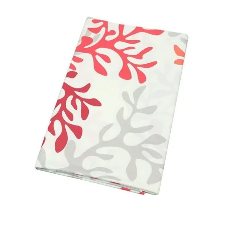 Wipe clean fabric Coral red
