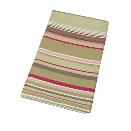 Wipe clean fabric Stripes taupe