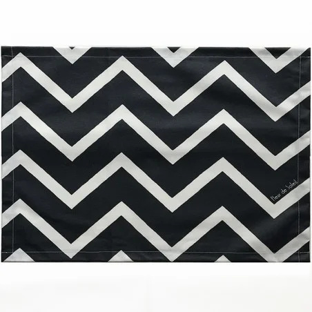 Set de table Chevrons noir