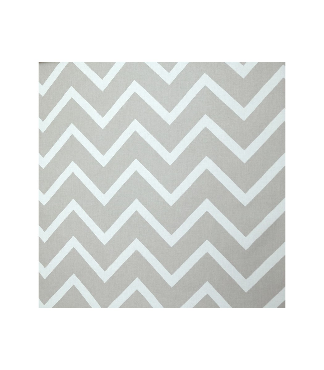 Tessuto di cotone Chevron beige a 21,50 € metro