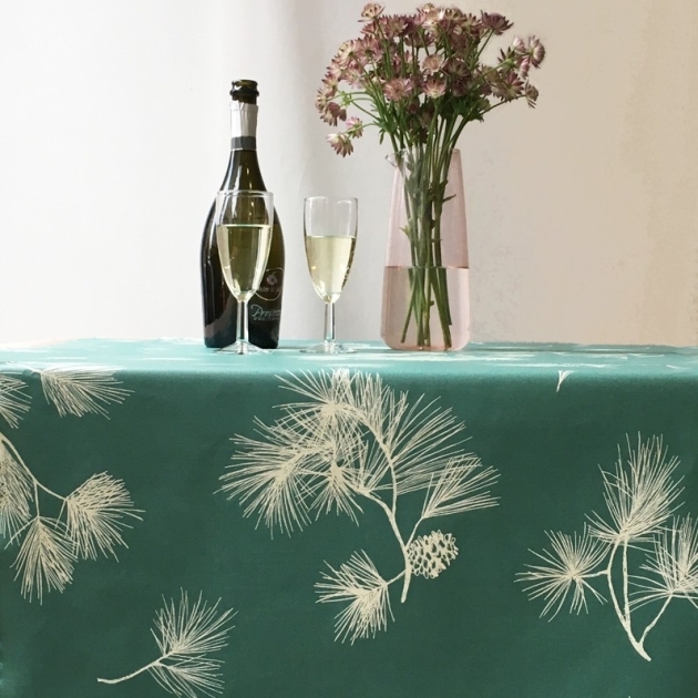 Nappe coton Pin Vert