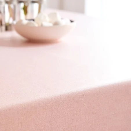 Tischdecke abwaschbarn Pailletten rosa - Fleur de Soleil