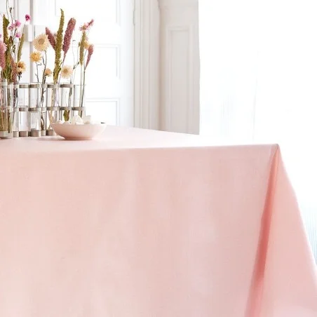 Tischdecke abwaschbarn Pailletten rosa - Fleur de Soleil