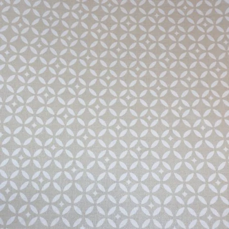 Wipe clean fabric Mosaic sandstone