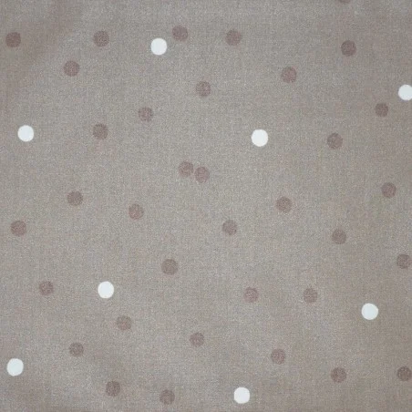 Wipe clean tablecloth Confetti Taupe