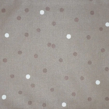 Wipe clean tablecloth Confetti taupe