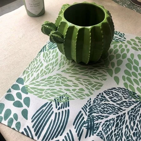 Set de table Feuilles verte