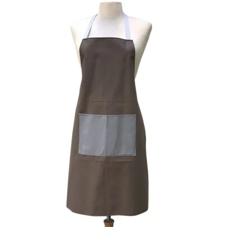 cooking Apron unisex Herringbone graphite