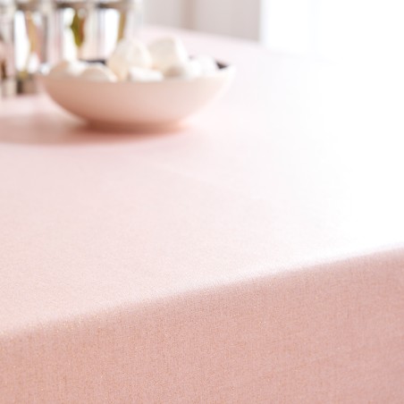 4 serviettes de table Pailleté rose