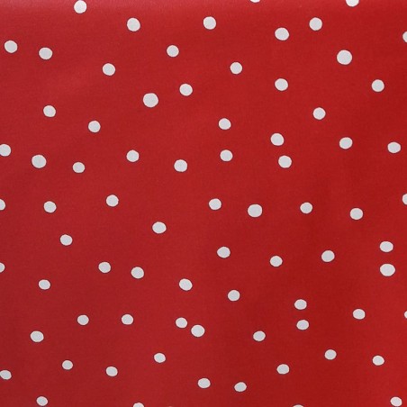 4 Serviettes de table Confettis rouge