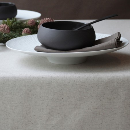 4 serviettes de table Unies Coton / Lin