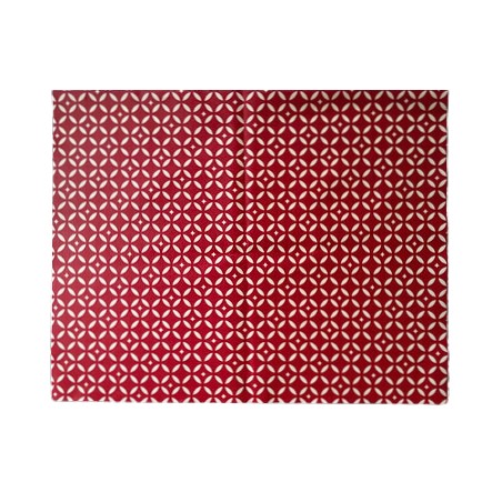 Wipe clean placemats Mosaic red