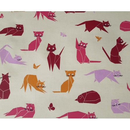 Wipe clean placemat Pink Cats