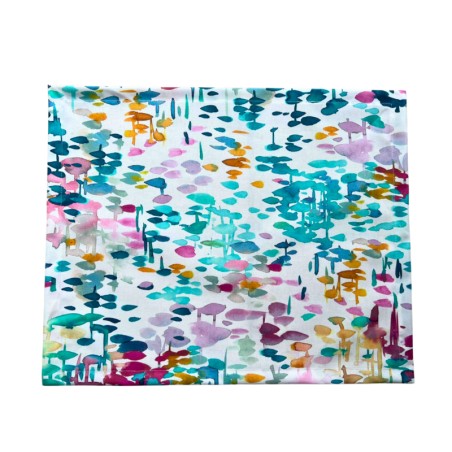 Wipe clean placemats "Reflets turquoise"